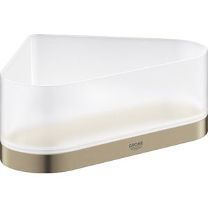 GROHE Selection hoek douchetray met houder - nikkel geborsteld (mat licht grijs) - 41038EN0