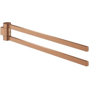 GROHE Selection Handdoekhouder - Dubbel - Draaibaar - Brushed Warm Sunset