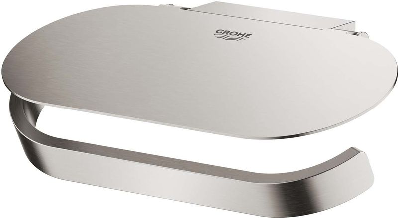 GROHE Selection Closetrolhouder Met Deksel - Supersteel (RVS look) - 41069DC0