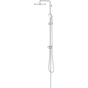 GROHE Tempesta Cosmopolitan Flex Regendoucheset Opbouw - hoofddouche 25cm - handdouche rond - met omstelling - chroom 26675000