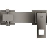 Grohe Eurocube Badmengkraan Hard Graphite Geborsteld