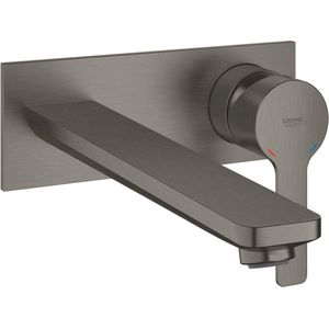 GROHE Lineare waterbesparende afbouwdeel inbouw wandkraan l-size met uitloop 20.7cm brushed hard graphite 23444AL1