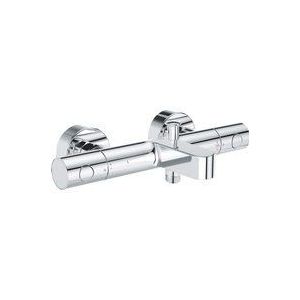 GROHE QuickFix Precision Get Thermostatische Badkraan - EcoJoy® - 15cm - met Koppelingen - Chroom