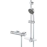 GROHE QuickFix Precision Feel Thermostatische Douchekraan - met Glijstangset - EcoJoy - CoolTouch