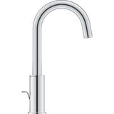 GROHE Eurosmart waterbesparende wastafelkraan l-size met trekwaste chroom