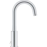 GROHE Eurosmart waterbesparende wastafelkraan l-size met ketting chroom 23743003