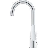 GROHE Eurosmart waterbesparende wastafelkraan l-size met ketting chroom 23743003