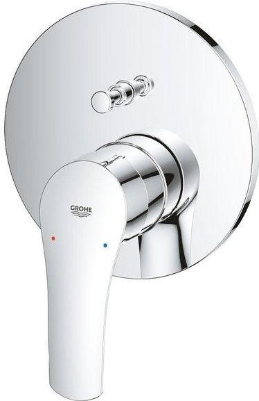 Grohe Eurosmart Einhand-Wannenbatterie, Fertigmontageset für Rapido SmartBox, ohne Rohbau-Set, Chrom