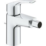 Grohe - Eurosmart 1-Loch-Einhand-Bidetbatterie, Chrom, Temperaturbegrenzer, Zugstangen-Garnitur