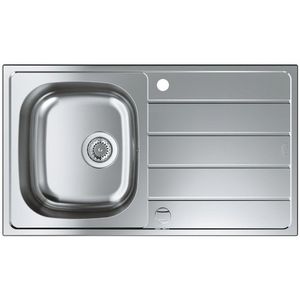 GROHE K200 Roestvrijstalen spoelbak met korfplug, 31552SD1