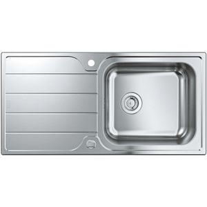 Abwäschen - Spülbecken K500 mit automatischem Ablauf, 100x50 cm, gebürsteter Edelstahl 31563SD1 - Grohe