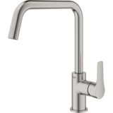 GROHE Eurosmart Keukenkraan - Hoog - Draaibare Uitloop - Rvs Look 30567DC0