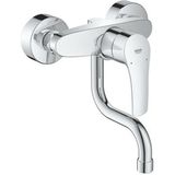 GROHE Eurosmart Keukenkraan - draaibare uitloop - inbouw - chroom 31509003