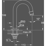 GROHE Toiletkraan, 20201DC0