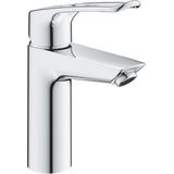 GROHE Eurosmart waterbesparende opbouw wastafelmengkraan M-size met metalen open hendel chroom 23981003