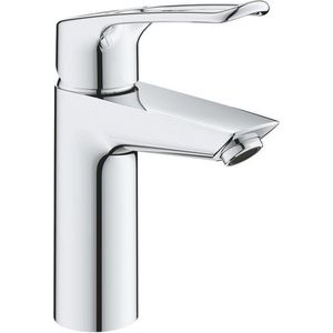 GROHE Eurosmart waterbesparende opbouw wastafelmengkraan M-size met metalen open hendel chroom