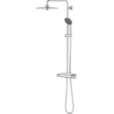 Grohe 26403002 Vitalio Joy 260 douchesysteem met EasyReach plank incl. CoolTouch douchethermostaatkraan, hoofddouche (26cm), handdouche & doucheslang Ø 260mm chroom