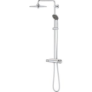 Grohe QuickFix Vitalio Joy 260 regendoucheset met 6 straalsoorten en EasyReach Tray Ø26cm chroom