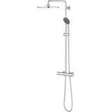 Grohe 26400001 Vitalio Joy 310CoolTouch douchesysteem - met thermostaatkraan, hoofddouche (31cm), handdouche & doucheslangchroom,Ø 310mm