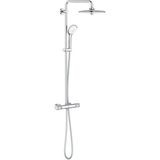 GROHE Euphoria Regendoucheset Opbouw- Hoofddouche 26cm - Massage Handdouche Rond - Thermostatisch