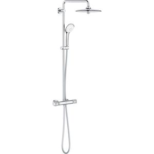 GROHE Euphoria Regendoucheset Opbouw- Hoofddouche 26cm - Massage Handdouche Rond - Thermostatisch