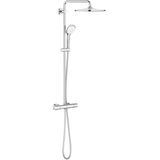 GROHE Euphoria Regendoucheset Opbouw - Hoofddouche 31cm - Massage Handdouche Rond - Chroom 26075001