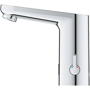 Grohe Get Eelektronische wastafelkraan m. infraroodm. batterij m. instelbare temperatuurbegrenzerchroom 36366002