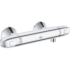 GROHE Grohtherm 1000 douchethermostaat met koppelingen chroom