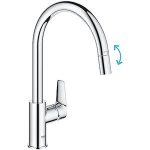 Grohe Start Edge OHM Sink C-spout pull-out mou