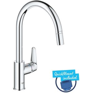 Grohe - Start Curve - Spültischarmatur mit ausziehbarer Brause, Chrom 30562000