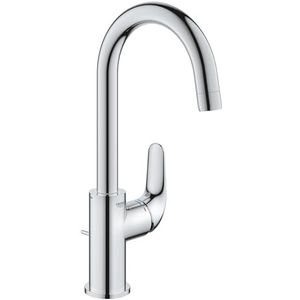 GROHE Swift QuickFix Wastafelkraan - l-size - met trekwaste - chroom 24330001