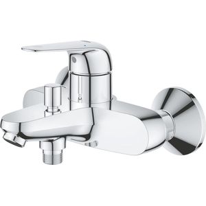 GROHE Swift QuickFix Badkraan - HOH=15cm - met omstel - met koppelingen - chroom 24335001