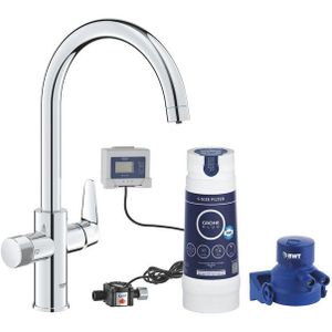 GROHE Blue pure baucurve C-Uitloop S-size filter starterkit chroom 30581000
