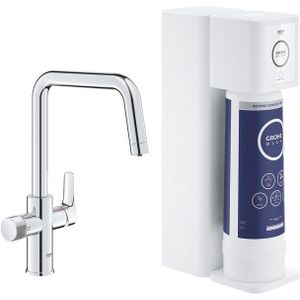 GROHE Blue pure eurosmart U-uitloop RO filter starterkit chroom 30586000