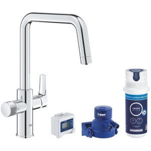 Grohe Blue Pure - Set Spültischarmatur Start mit Filterfunktion, Chrom 30596000