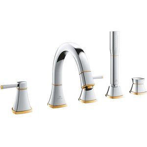 GROHE 5-Loch-Wannen-Kombination Grandera 29415 chrom/gold, 29415IG0