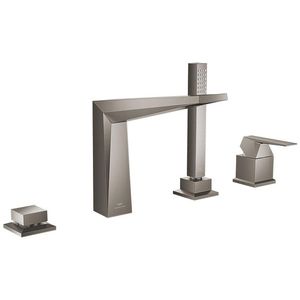 GROHE 4-Loch-EH-Wannenkombination Allure Brilliant 29405 hard graphite geb., 29405AL0