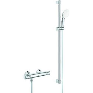 GROHE Grohtherm 500 Doucheset - Thermostatische Douchekraan - Glijstangset - Chroom