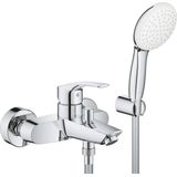 Grohe Eurosmart Wannen-Brausebatterie mit 35 mm Brausegarnitur Chrom