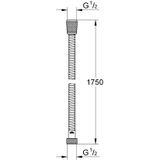 Grohe Quickfix Vitalioflex Metal Metalen Doucheslang