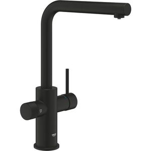 GROHE SPT-Batterie GROHE Blue Pure Minta 30590 L-Ausl. azb. Mous. phantom black, 30590KF0