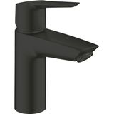 GROHE Start - eenhands wastafelkraan (waterbesparend, S-size, met temperatuurbegrenzer), mat zwart, 235502432