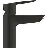 Grohe QuickFix Start - Waschtischarmatur mit Push-Open-Ablaufgarnitur, schwarz matt 235502432