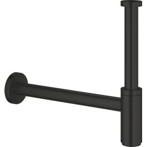 GROHE Geursluiting (1 1/4 inch, voor wastafel, duurzaam oppervlak), mat zwart, 295032430