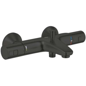 Grohe Quickfix Precision Start bad-thermostaatkraan mat zwart