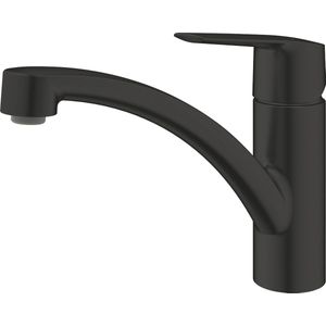 GROHE Start Keukenkraan - Lage Uitloop - Mat Zwart - Eengreeps Mengkraan