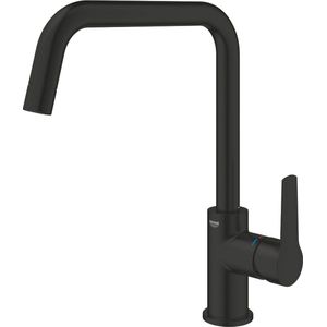 Grohe Start Keukenkraan - 1-gats - hoge draaibare uitloop - voorsprong 22.8cm - mat zwart 304702430