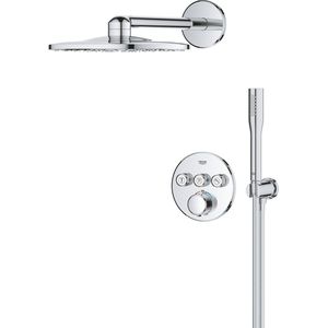 GROHE 34874000 Precision SmCtr rd conc 3 func shw inbouw douchesysteem met Vitalio SmartActive 310, chroom