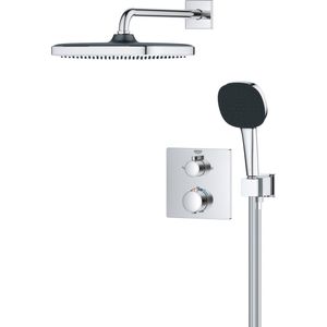 GROHE 34882000 Precision THM sq conc 2 func shw sys inbouw douchesysteem met Vitalio Comfort 250, chroom