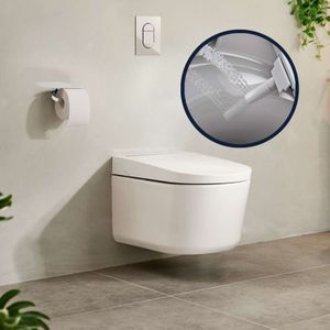 Grohe Sensia QuickFix Douche WC - Wandmodel - Spoelrandloos - Glans Wit